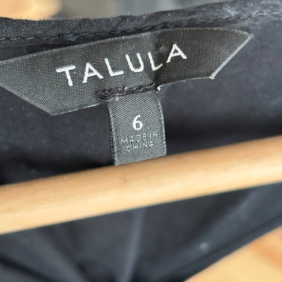 Aritzia Talula Black Zip Front Mini Dress - Women's 6 - Picture 5 of 5